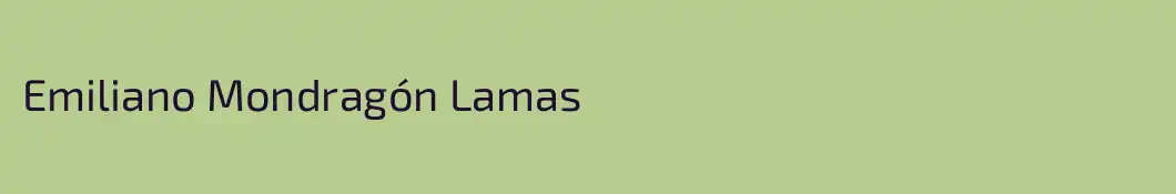 Emiliano Mondragón Lamas